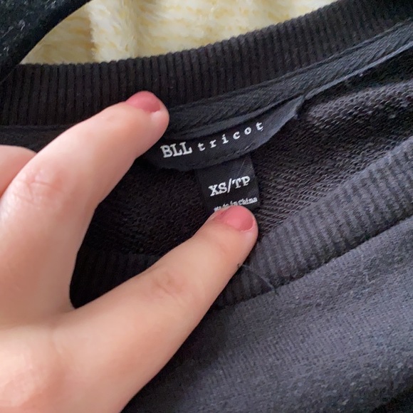 Long plaid sweater - Picture 2 of 2